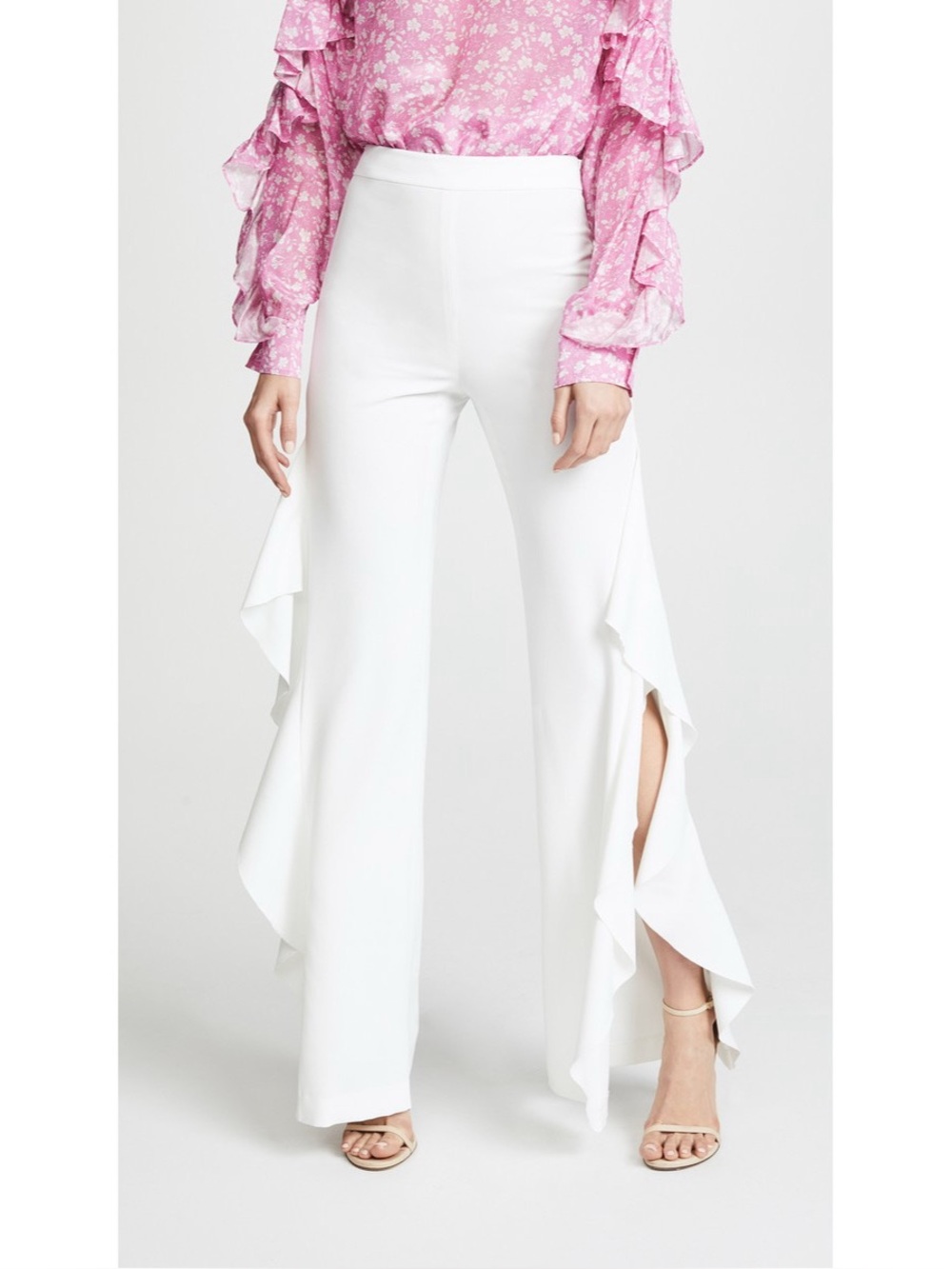 Alice + Olivia Estelle Ruffle Pants